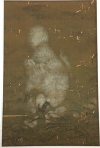 Biała kura i pisklęta autorstwa Unknown artist