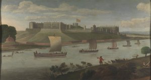 Zamek Windsor z Buckinghamshire Bank autorstwa Unknown artist