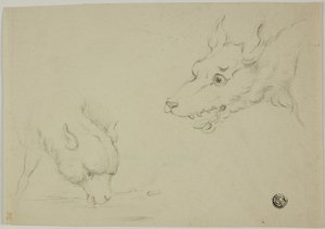 Wilk i Baranek autorstwa Unknown artist
