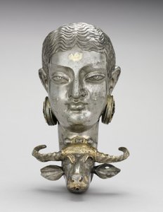 Kobieta i bawół wodny Rhyton autorstwa Unknown artist