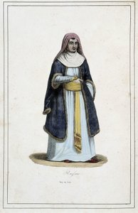 Kobieta z Rosji - w „Różne narody ziemi” księdza Paula Jonhanneauda, Librairie des Bons livres autorstwa Unknown artist