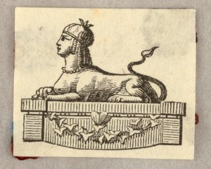 Grawerowanie drewna. Winieta. autorstwa Unknown artist