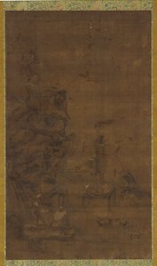 Zhong Kui poskromienie pięciu zaraz autorstwa Unknown artist