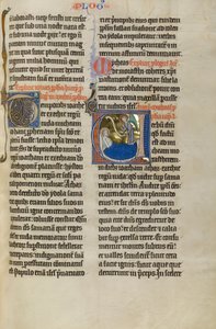 Anioł przed Micheaszem autorstwa Unknown  – illuminator