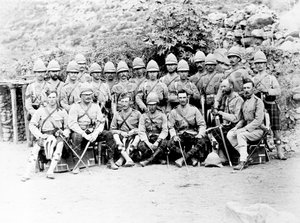 2 batalion, Seaforth Highlanders (Miłośnicy Ross-shire, Książę Albany), Ekspedycja na Czarną Górę autorstwa Unknown photographer