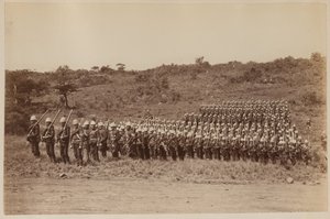91. Górale powracający z Zululandu 1879 (zdjęcie czarno-białe) autorstwa Unknown photographer