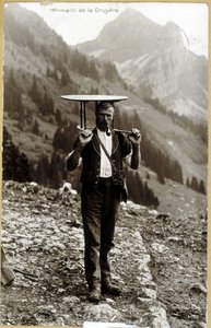 Armailli de la Gruyère - pocztówka, koniec XIX wieku autorstwa Unknown photographer