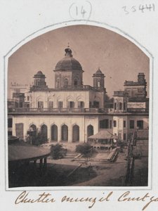Dziedziniec Chutter Munzil autorstwa Unknown photographer