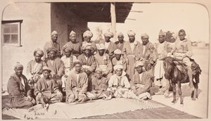 Durbar Majdan i Logar Chiefs, Kabul autorstwa Unknown photographer