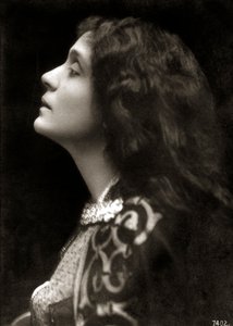 Eleonora Duse - profil portretowy autorstwa Unknown photographer