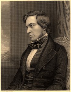 "George Fownes (1815-1849). Brytyjski chemik, ok. 1860 r. (rycina) autorstwa Unknown photographer
