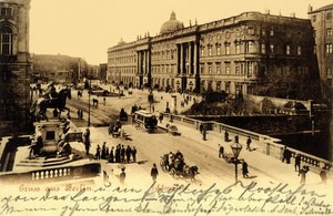Niemcy , Berlin , pałac cesarza niemieckiego , pocztówka około 1904 roku. autorstwa Unknown photographer
