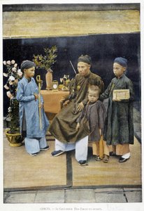 Gubernator Dao Tan i jego dzieci, w. 1895, „Dookoła świata”, koniec XIX wieku.