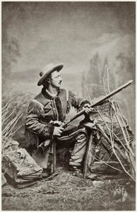 John Baker Omohundro lepiej znany jako „Texas Jack”, kowboj i zwiadowca z Armii Konfederatów autorstwa Unknown photographer