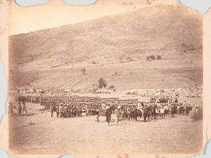 Kaszmirski kontyngent wyprawy Black Mountain autorstwa Unknown photographer