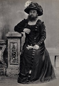 Les Monsters, la femme broda. Fotografia, koniec XIX wieku, Paryż. Dz. Selva. autorstwa Unknown photographer