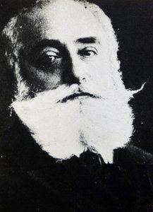 Max Simon Nordau, przywódca syjonistyczny (zdjęcie) autorstwa Unknown photographer
