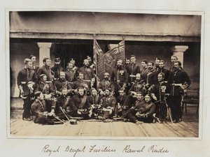 Członkowie 101 Pułku Piechoty (Royal Bengal Fisiliers) w Rawalpindi autorstwa Unknown photographer
