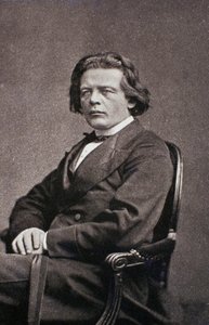 Portret Antona Rubinsteina (zdjęcie czarno-białe) autorstwa Unknown photographer