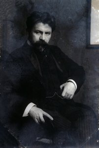 Portret Arthura Nikischa (zdjęcie czarno-białe) autorstwa Unknown photographer