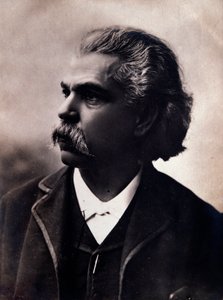 Portret Carlosa Andrei Gomesa (Gomez) (1836-1896) brazylijskiego kompozytora Zdjęcie. 19 wiek. Bolonia, civico Museo Museo autorstwa Unknown photographer