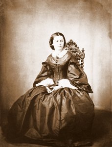 Portret Clary Schumanna (1819 - 1896), żony Roberta Schumanna. autorstwa Unknown photographer