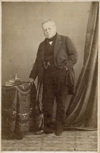 Portret hrabiego Camilla Berso z Cavour (1810-61) - ok. 1855 autorstwa Unknown photographer