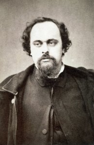 Portret Dantego Gabriela Rossettiego (1828-1882) - około 1860 autorstwa Unknown photographer