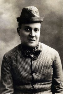 Portret Dranema (1869-1935), francuskiego piosenkarza i gwiazdy estrad. autorstwa Unknown photographer