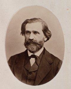 Portret Giuseppe Verdiego (zdjęcie czarno-białe) autorstwa Unknown photographer