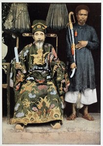 Portret Kinh Luoc (wicekróla) Tonkina, koniec XIX wieku. autorstwa Unknown photographer