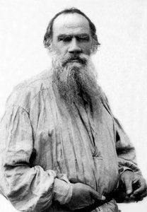 Portret Lwa Tołstoja (1828-1910), rosyjskiego pisarza. autorstwa Unknown photographer