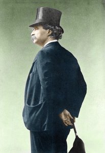 Portret Marka Twaina (1835-1910) autorstwa Unknown photographer