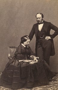 Portret królowej Wiktorii i księcia Alberta z Saksonii-Coburg-Gotha autorstwa Unknown photographer