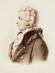 Portret Wolfganga Amadeusza Mozarta autorstwa Unknown photographer