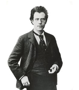 Portret austriackiego kompozytora i dyrygenta Gustava Mahlera - autorstwa Unknown photographer