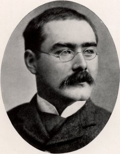 Rudyard Kipling (1865-1936) angielski dziennikarz, powieściopisarz i poeta (druk) autorstwa Unknown photographer