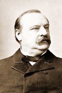 Stephen Crover Cleveland (1837-1908), prezydent Stanów Zjednoczonych. autorstwa Unknown photographer