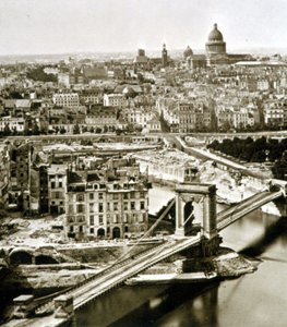 Wielkie dzieła Paryża: przebicie Rue du Bellay autorstwa Unknown photographer