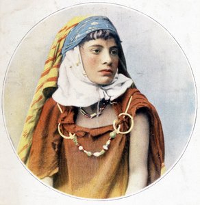 Tunezyjska kobieta. 1898. autorstwa Unknown photographer