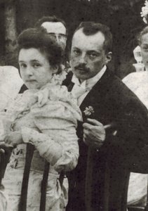 Władimir Dmitriewicz Nabokow (1870-1922) i Elena Iwanowna Rukawisznikowa (1876-1939), Anonim. Fotograf autorstwa Unknown photographer