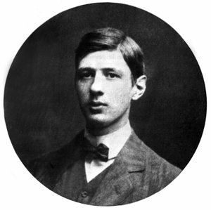 młody Charles De Gaulle (1890-1970) jako student w 1909 r. autorstwa Unknown photographer