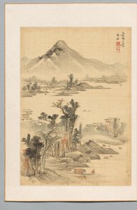 Krajobraz, 1815. autorstwa Uragami Shunkin
