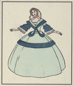 Moda biedermeierowska, 1908.