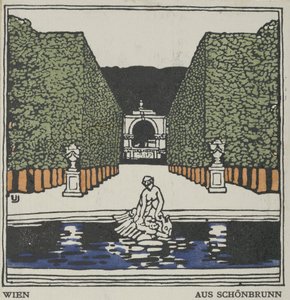 Wiedeń: Od Schönbrunn, 1908.