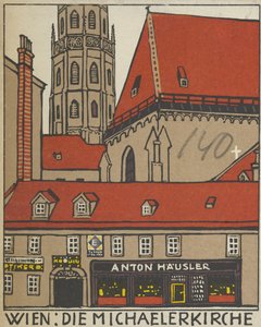Wiedeń: Kościół św. Michała Wien: Die Michaelerkirche, 1908.