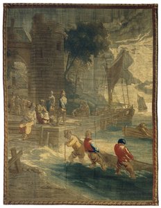 Nabrzeże rybackie Życie ludowe do Teniers autorstwa Urbanus Leyniers