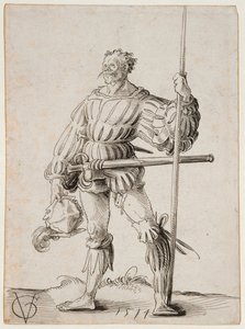Żołnierz z włócznią, 1514