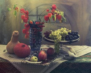 Jesienne martwe natury z plonów autorstwa UstinaGreen