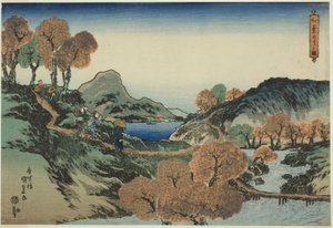 Oglądanie klonów autorstwa Utagawa Kunisada